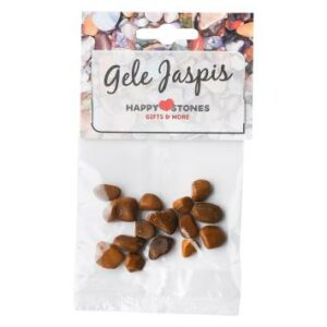 Happy Stones - Knuffel edelsteen - gele Jaspis